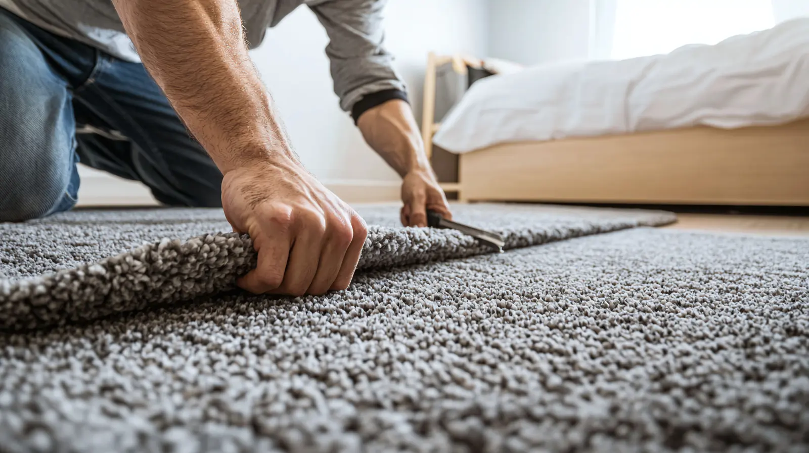 Custom carpet binding and runner fabrication