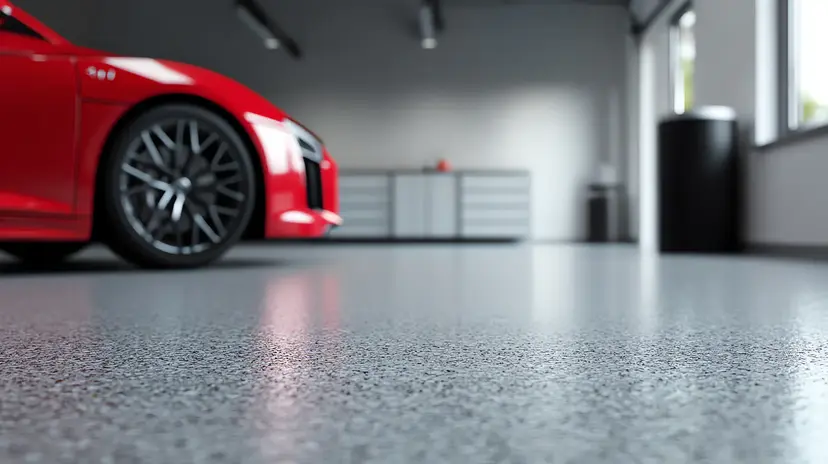 Garage flooring by Maryland Carpet and Tile