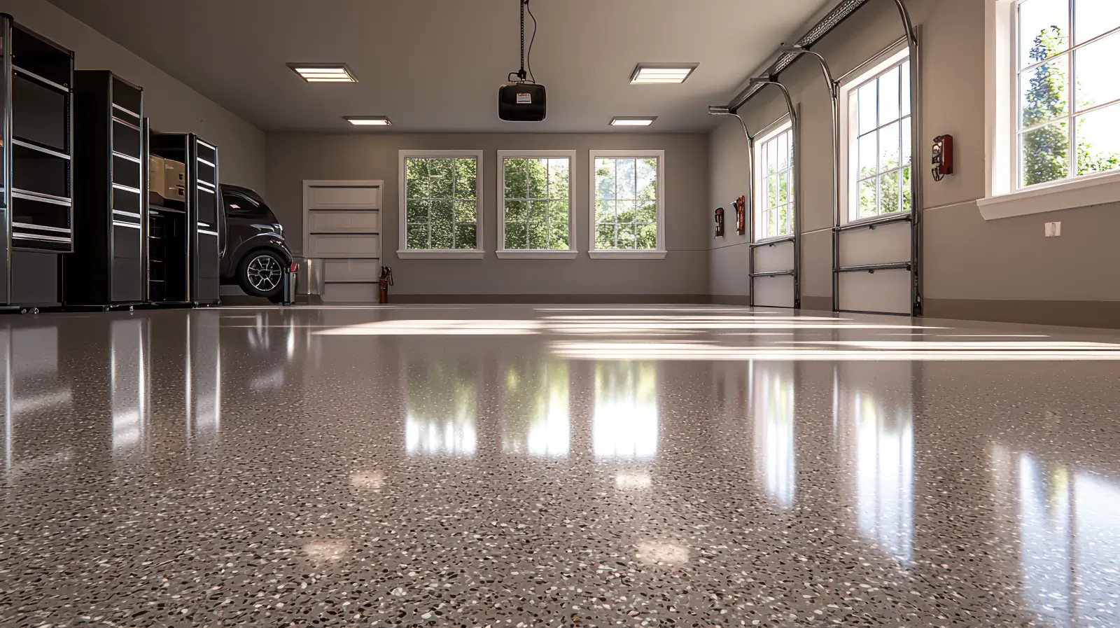 Epoxy garage flooring