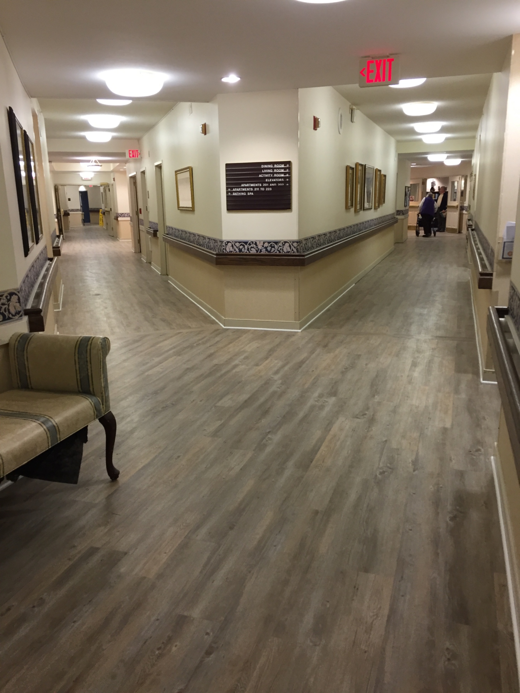 Commercial Flooring Luxury Vinyl High Rise Building