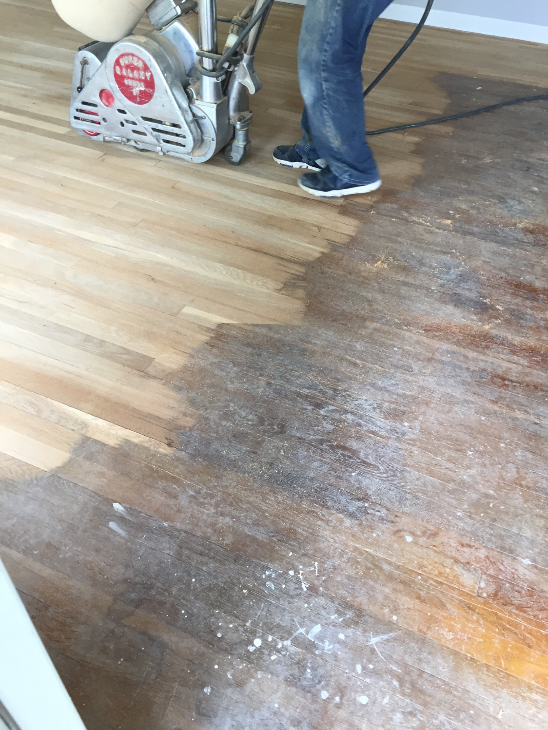 Hardwood Refinishing ( stage 1 )